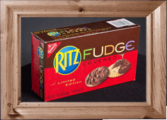 Fudge-covered Ritz crackers!