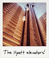 The Hyatt elevators!