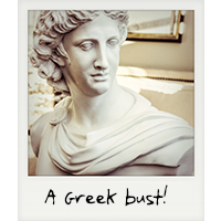 A greek bust!