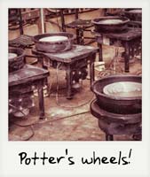 Potter's wheels!