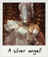 A silver angel!