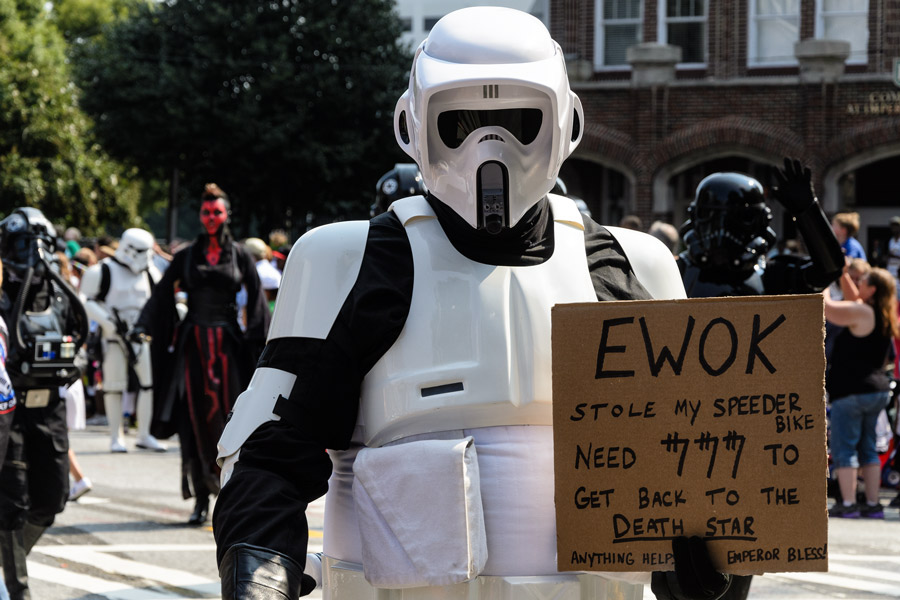 Stranded Stormtrooper cosplay photo