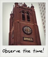 Observe the time!