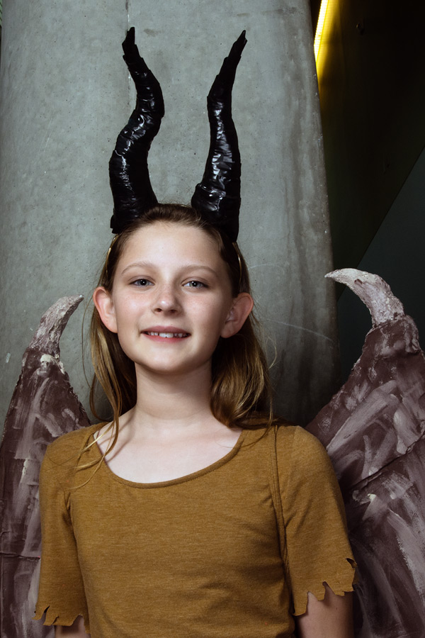 Child Maleficent cosplay photo