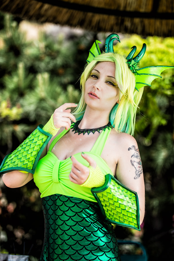 Green Dragon cosplay photo