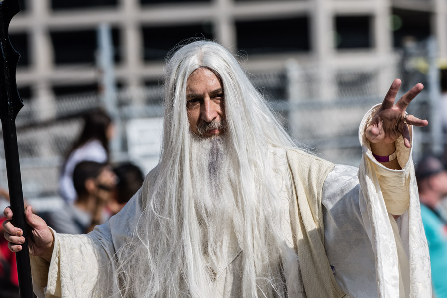 Saruman the White in Dragon Con parade photo