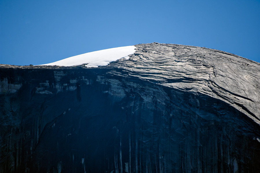 Yosemite Half Dome snowcap photo
