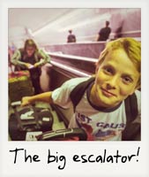 The big escalator!