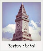 Boston clocks!