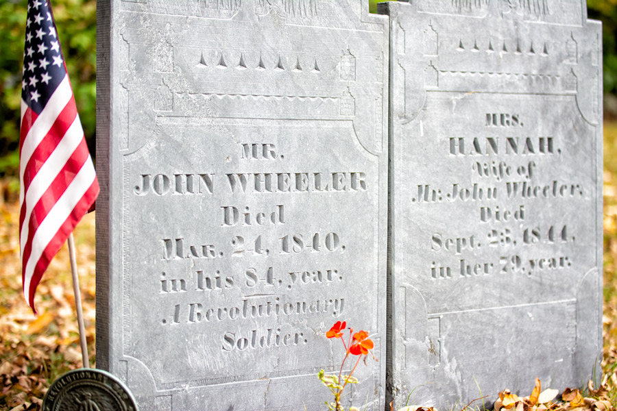 John Wheeler headstone photo