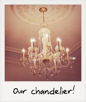 Our chandelier!