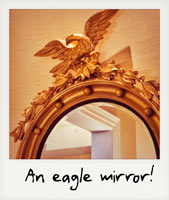 A golden eagle mirror!