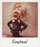 An Einstein statue!