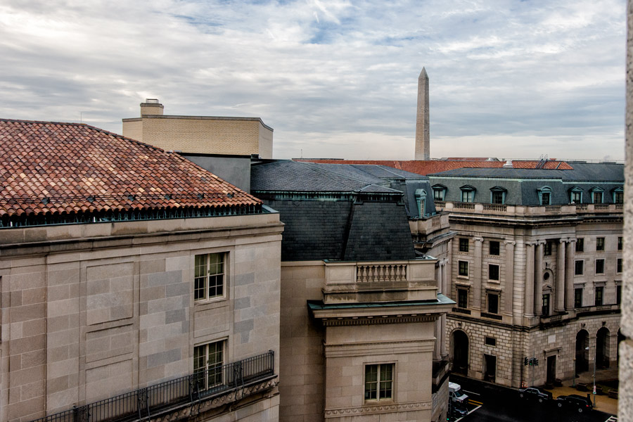 View from Trump DC hotel photo