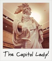 The Capitol Lady!