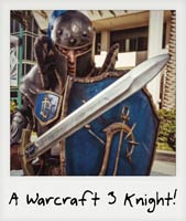 A Warcraft 3 knight!