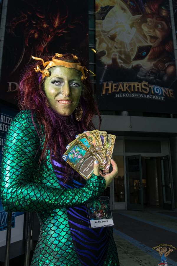 A picture of an Ysera cosplay at BlizzCon 2015 taken by Batty!