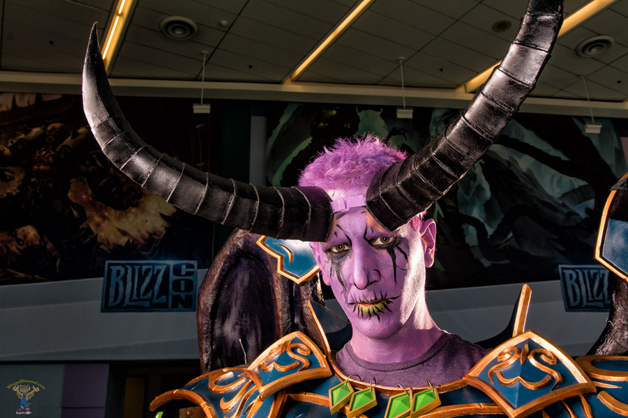 A picture of Illidan cosplay at BlizzCon 2015 taken by Batty!