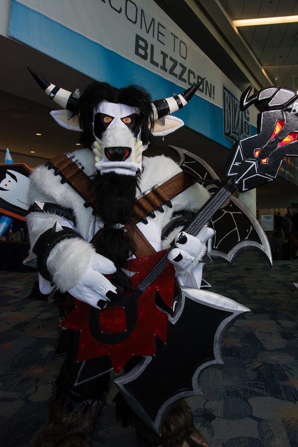 A picture of Elite Tauren Chieftain at BlizzCon 2015 taken by Batty!
