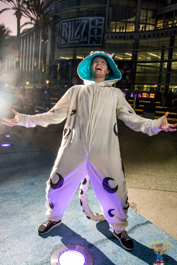 A picture of a pajama cow at BlizzCon 2015 taken by Batty!
