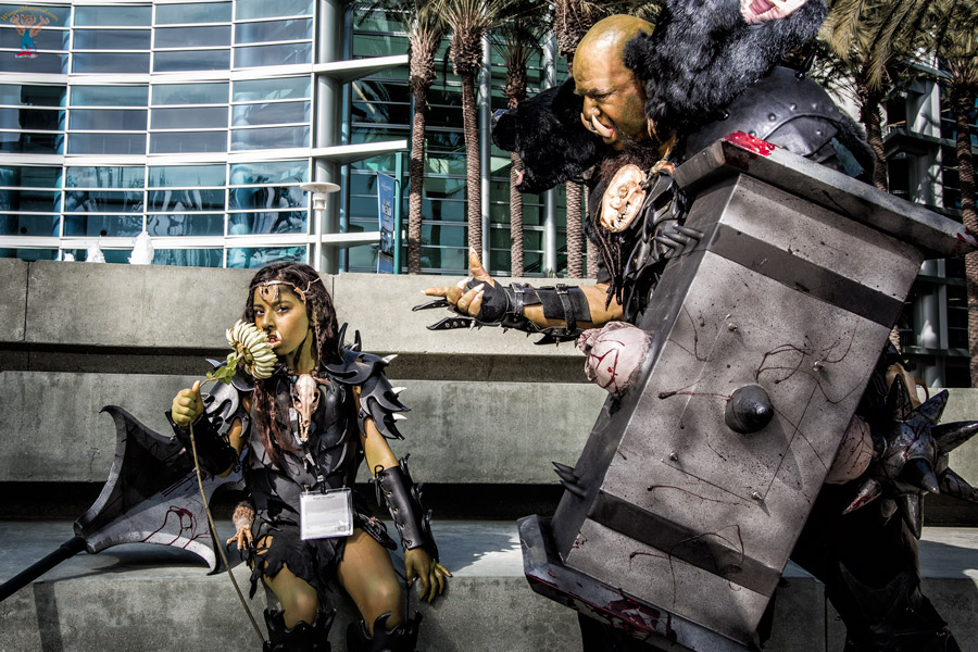 Orc family cosplay at BlizzCon 2017!