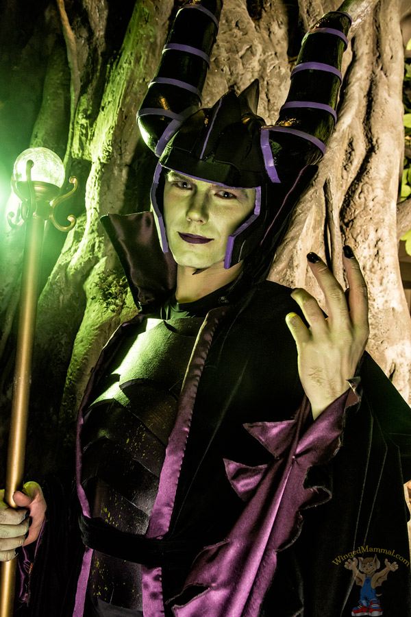 A picture of Maleficent cosplay at Colossalcon 2017 taken by Batty!