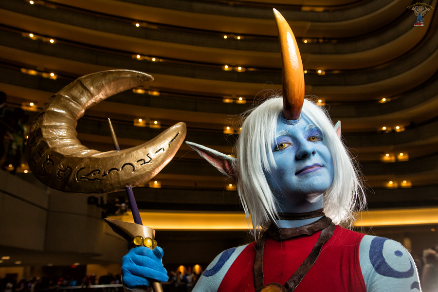 A picture of Soraka cosplay at Dragon Con 2015!