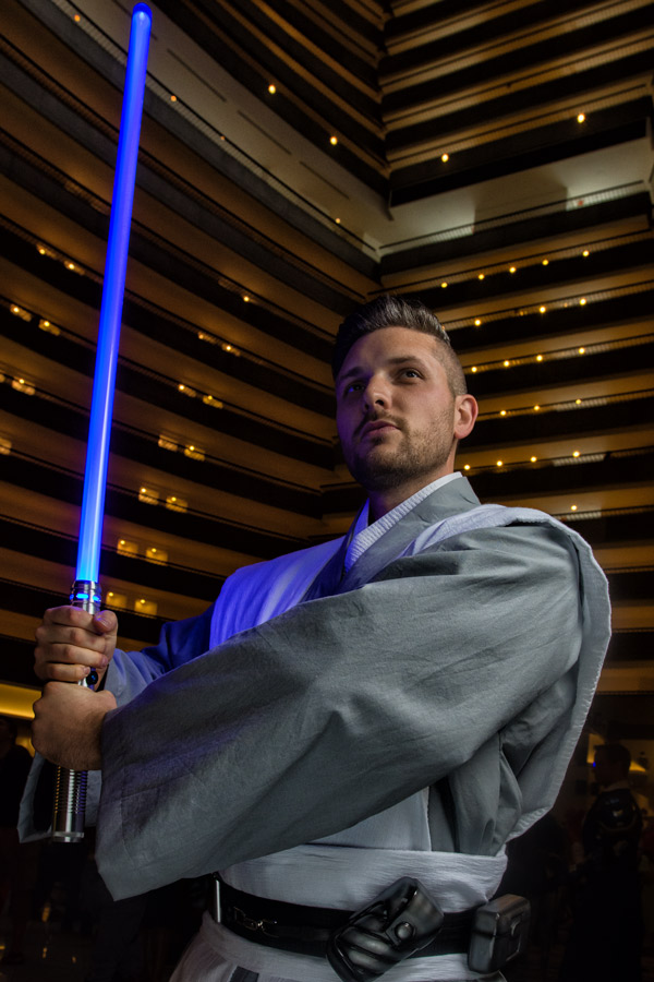 A picture of Jedi cosplay at Dragon Con 2016 taken by Batty!