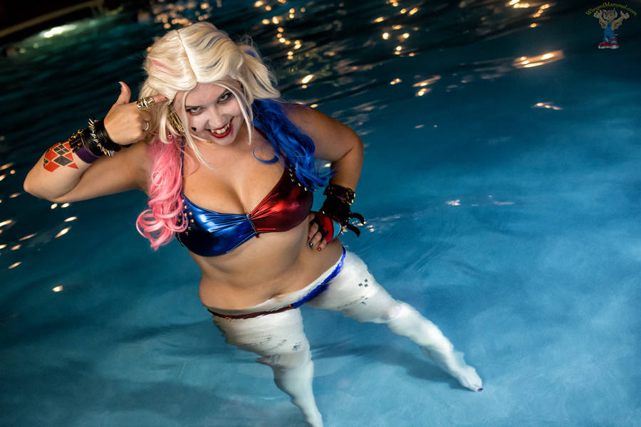 Pool Party Harley cosplay at Dragon Con 2016!