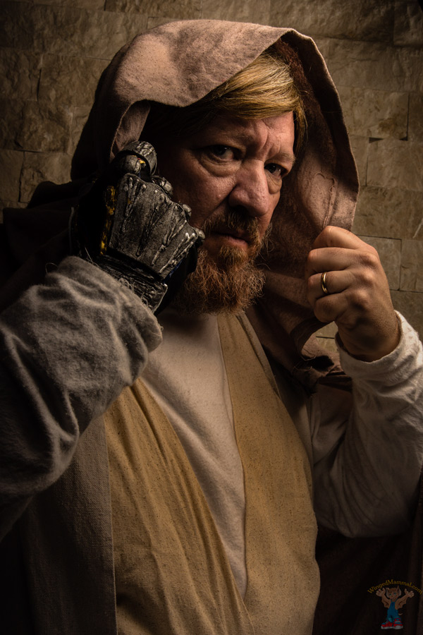 A picture of Luke Skywalker cosplay at Dragon Con 2017 taken by Batty!