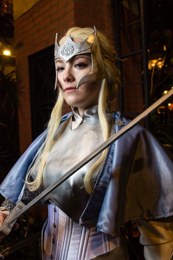A picture of Galadriel cosplay at Katsucon 2016 taken by Batty!
