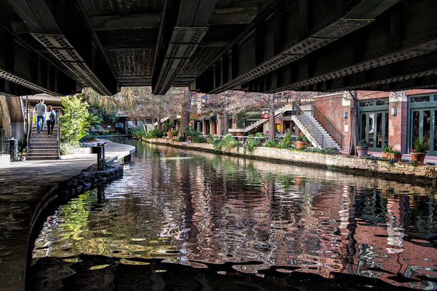 A picture of the River Walk in San Antonio during PAX South 2015!